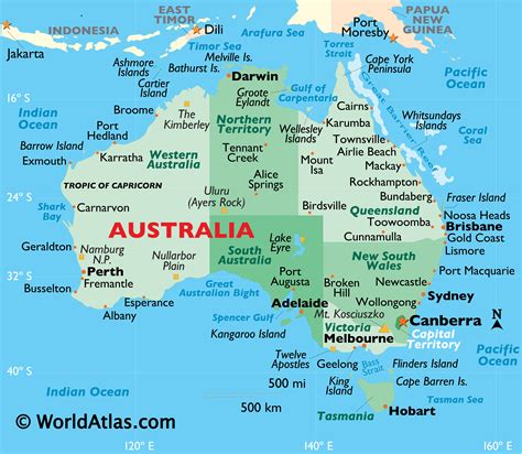 where is australia located geographically.